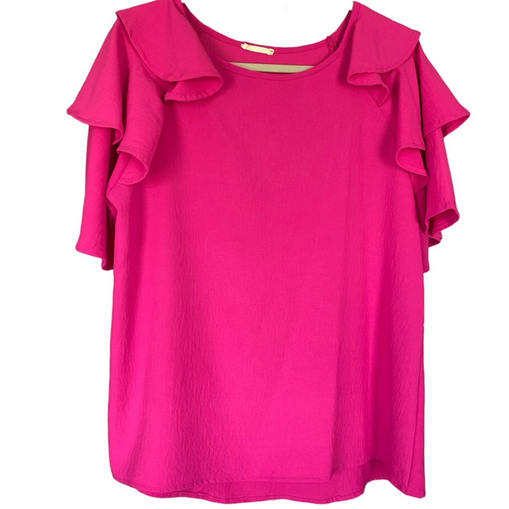 ODDY pink blouse size Large